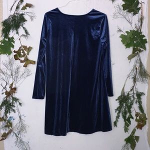 Old Navy Velvet Blue Dress